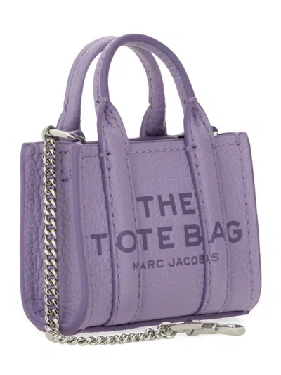 Marc Jacobs Charm The Nano Tote In Purple