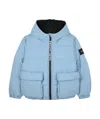 Marc Jacobs Checked Puffer Jacket In Blue