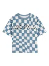 Marc Jacobs Checkerboard-print T-shirt In Blue