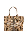 Marc Jacobs Cheetah Large Tote Bag In Brown