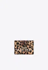 Marc Jacobs Cheetah Pebbled Leather Cardholder