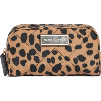 Marc Jacobs Cheetah Print Small Quilted Pouch In Multi