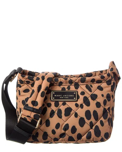 Marc Jacobs Cheetah Quilted Crossbody In Black