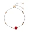 Marc Jacobs Cherry Slider Bracelet In Gold
