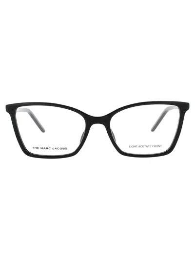 Marc Jacobs Chic Acetate Women's Eyeglasses - Style 544 In 807 - Black - Demo