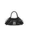 Marc Jacobs The Cristina Small Satchel Leather Cross-body Bag In Black