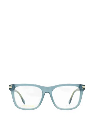 Marc Jacobs Mj Classic Square Acetate Eyeglasses In Blue