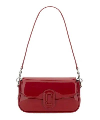 Marc Jacobs The Patent Leather Clover Shoulder Bag In Red