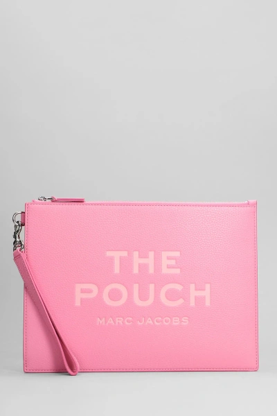 Marc Jacobs Clutch In Rose-pink Leather