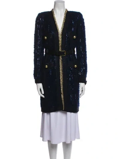 Pre-owned Marc Jacobs Coat In Blue