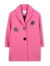 Marc Jacobs Embroidered Buttoned Coat In Multi