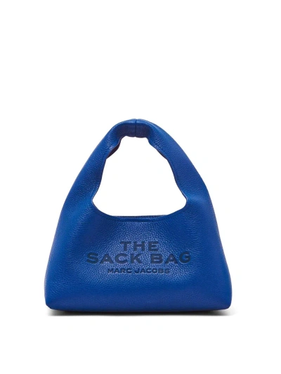 Marc Jacobs Cobalt Blue Pebbled Texture Shoulder Bag