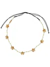Marc Jacobs Elegant Gold Statement Necklace In Multi