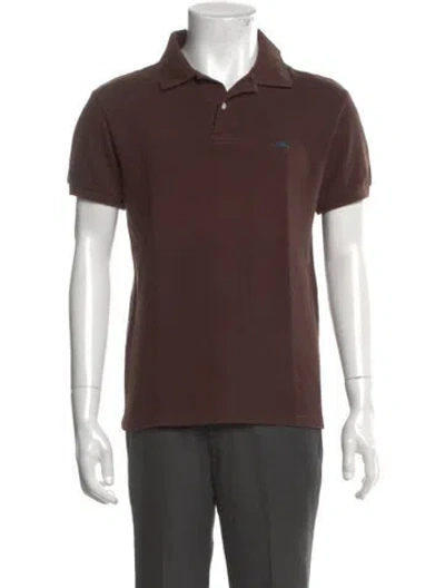 Pre-owned Marc Jacobs Collar Short Sleeve Polo Shirt In Brown