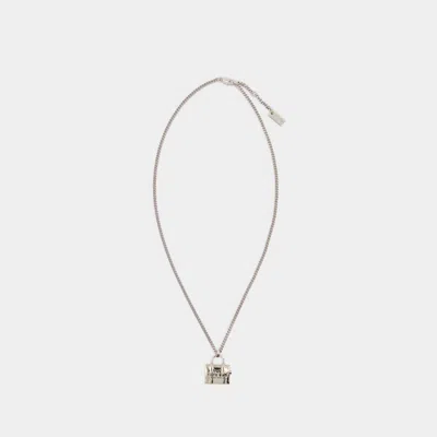 Marc Jacobs The Tote Bag Necklace -  - Metal - Silver