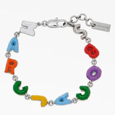 Marc Jacobs Color Balloon Enamel Letters Bracelet