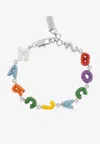 Marc Jacobs Color Balloon Logo Chain Bracelet In Multi