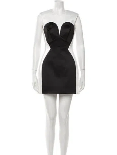 Pre-owned Marc Jacobs Colorblock Pattern Mini Dress W/ Tags In Black/white