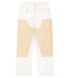 Marc Jacobs Colorblocked Jeans In Weiss