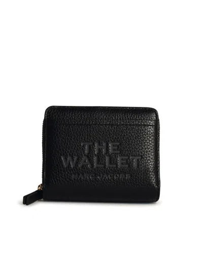 Marc Jacobs Compact Black Leather Mini Wallet