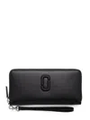 Marc Jacobs Continental Leather Wallet In 黑色