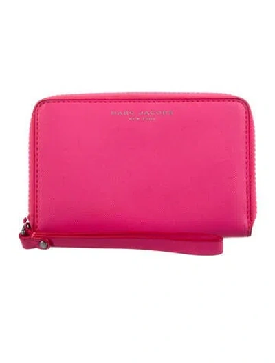 Pre-owned Marc Jacobs Continental Wallet In Pink