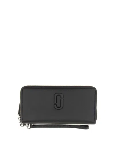 Marc Jacobs The Covered J Marc Continental Black Wallet