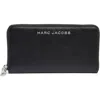 Marc Jacobs Continental Zip Wallet In Black
