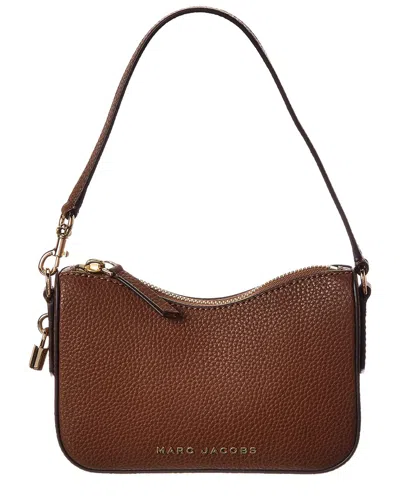 Marc Jacobs Convertible Leather Wristlet In Brown