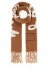 Marc Jacobs Copper Wool Scarf In Brown