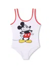Marc Jacobs X Disney Mickey Mouse Swimsuit In Cream