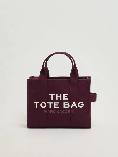 Marc Jacobs Cotone Tote In Purple