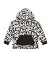 MARC JACOBS COTTON-BLEND LOGO HOODIE