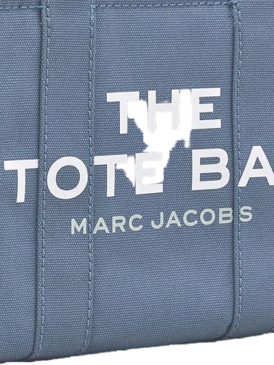 Marc Jacobs Cotton Canvas Tote Bag In Blue