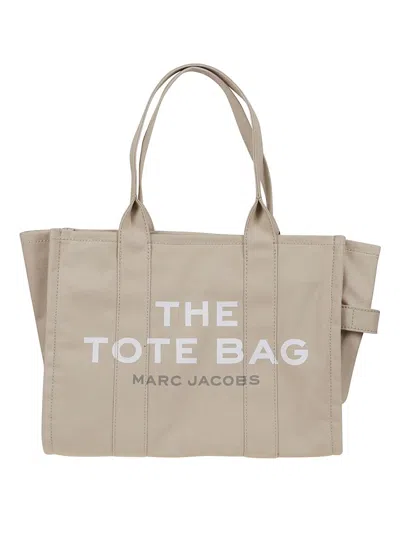 Marc Jacobs Cotton Canvas Travel Large Tote In Neutrals