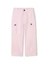 Marc Jacobs Girl's Cotton Twill Cargo Trousers In Pink