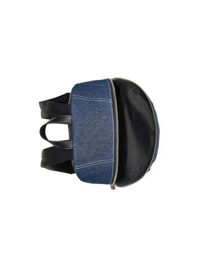Marc Jacobs Cotton Denim Backpack In Blue