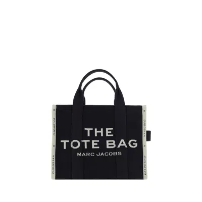 Marc Jacobs Cotton Jacquard Tote Bag In Black