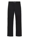 Marc Jacobs The Jean Straight-leg Pants In Black