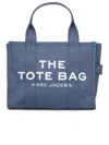 Shop Marc Jacobs Cotton Mini Tote Bag In Blue