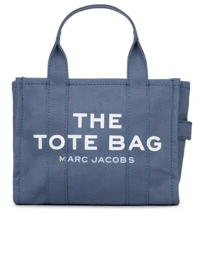 Marc Jacobs Cotton Mini Tote Bag In Blue