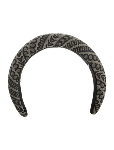 Pre-owned Marc Jacobs Cotton Padded Headband In White