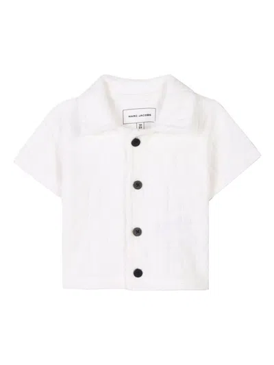 Marc Jacobs Cotton Pique Polo And Shorts Set Polo Shirt Set In Ivory