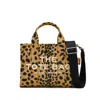 Marc Jacobs The Cheetah Canvas Medium Tote Bag In Neutral