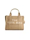 Shop Marc Jacobs Cotton The Mini Tote Bag In Beige