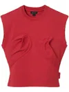 Marc Jacobs Cotton Top In Red