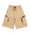Marc Jacobs Cotton Zipped-pocket Bermuda Shorts In Beige