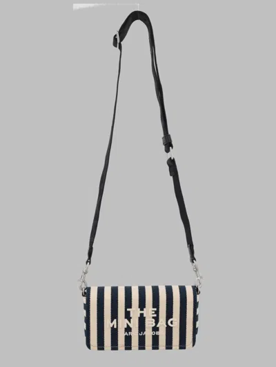 Marc Jacobs Cotton-linen-rayon Blend Shoulder Bag In Black