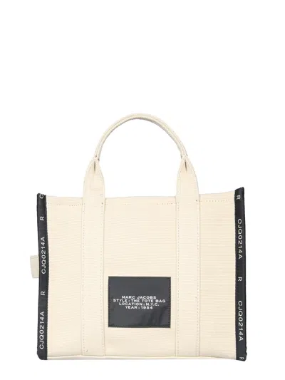 Marc Jacobs Cotton-polyester Blend Tote Bag In Beige