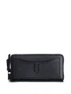 Marc Jacobs Cow Leather Polyurethane Wallet In Black